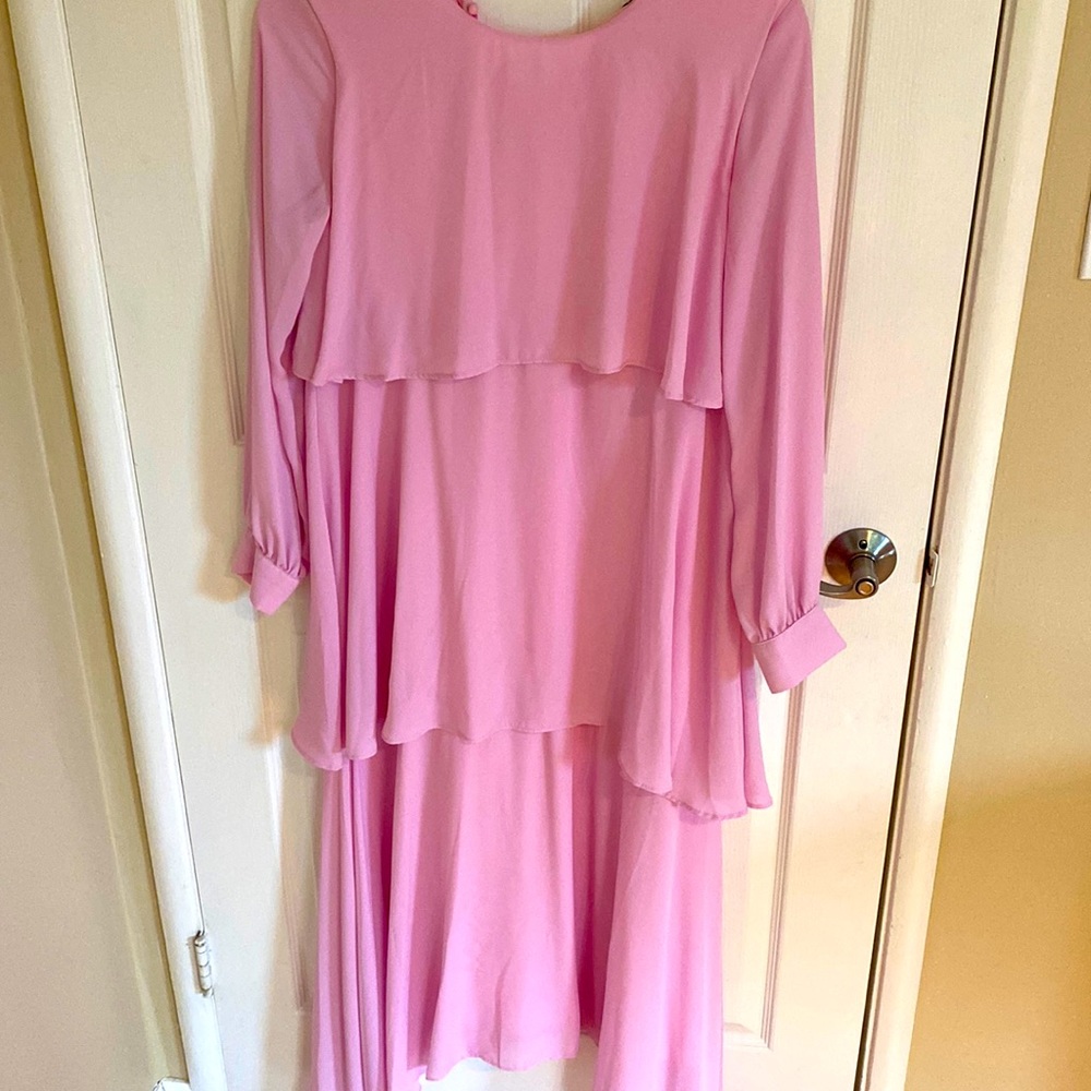 Light pink maxi lined dress in size EU 36